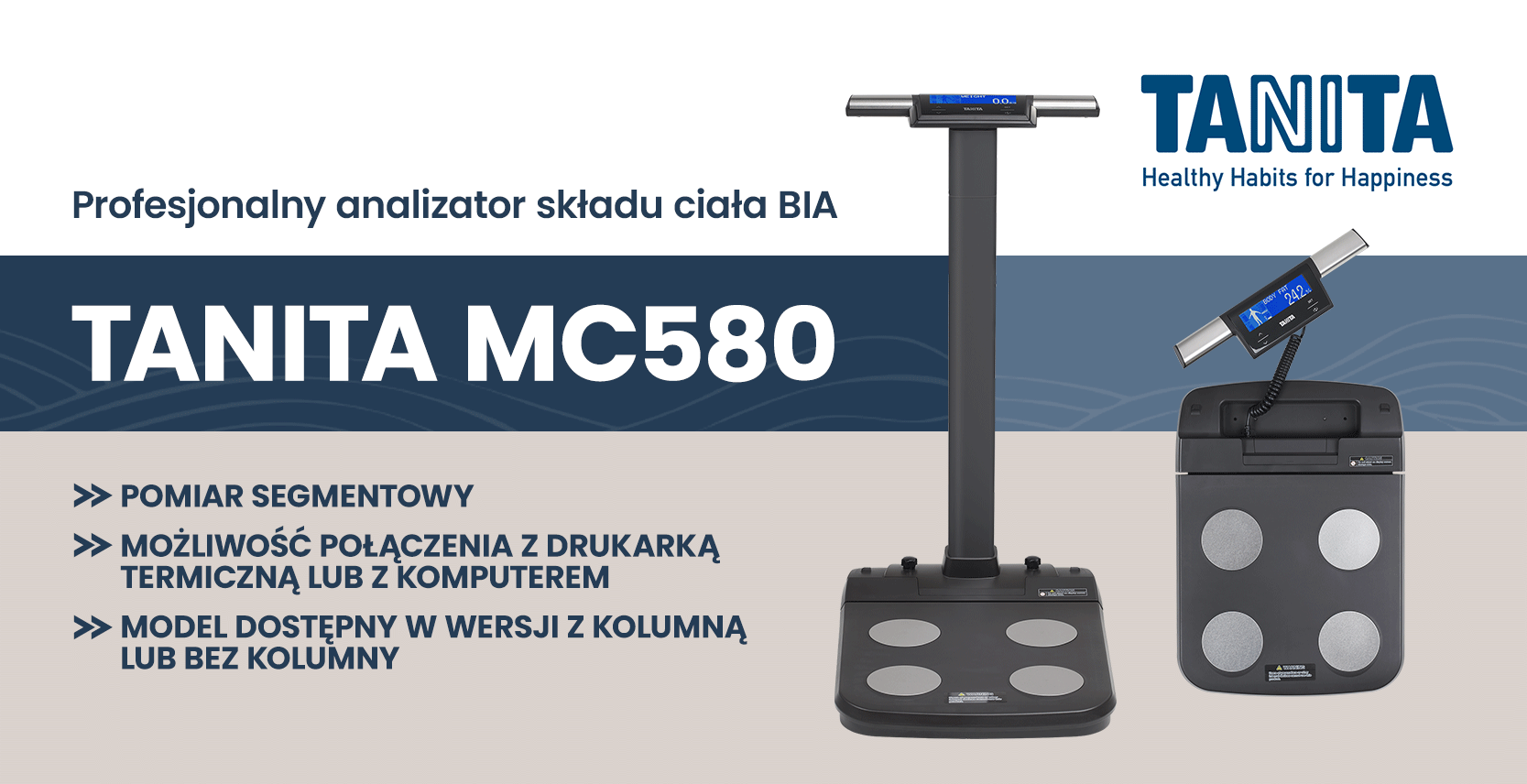 MC-580M, profesjonalny dwuczestotliwosciowy analizator skladu ciala