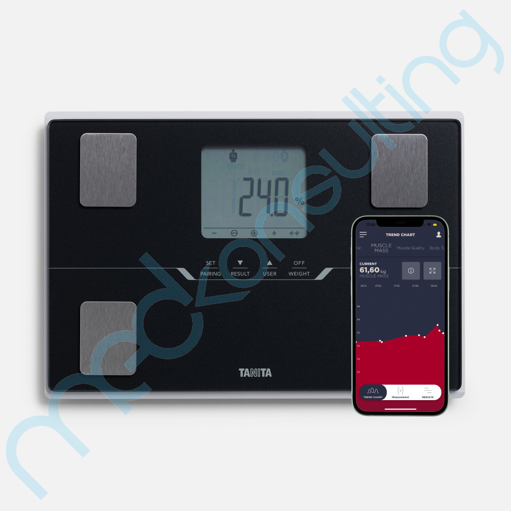 TANITA BC-401 analizator składu ciała z Bluetooth.